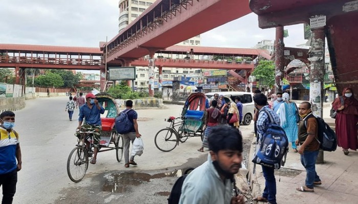 কঠোর বিধিনিষেধে রাজধানীর চিত্র