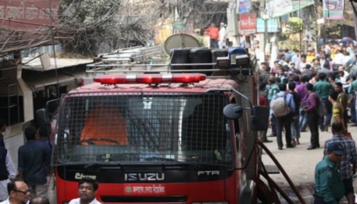 টিসিবি ভবনে আগুন