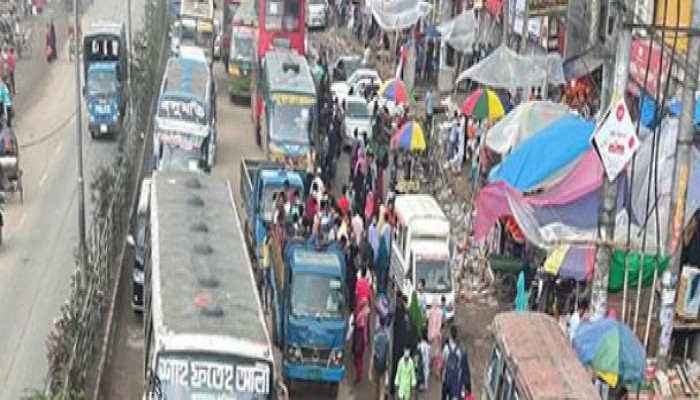 বিধি-নিষেধ শিথিল: চেনা রূপে সাভার ও আশুলিয়ার সড়ক