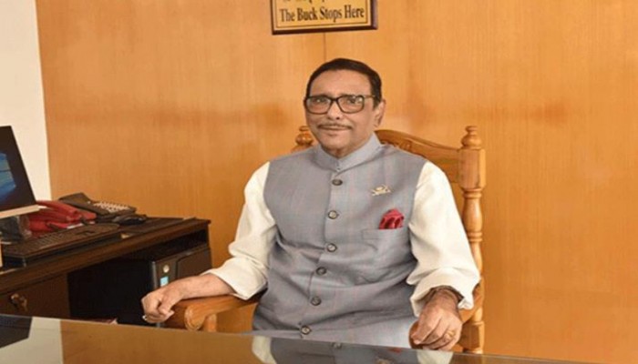পদ্মা সেতুতে আগামী জুনের মধ্যে যানবাহন চলাচলা করবে আশা করছি : ওবায়দুল কাদের