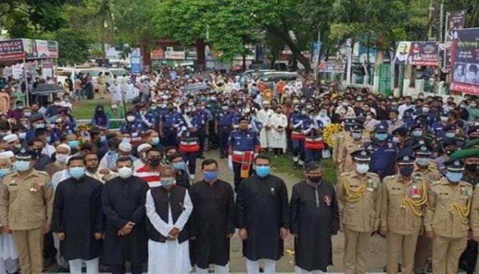 ব্রাহ্মণবাড়িয়ায় জাতির পিতার প্রতি শ্রদ্ধা