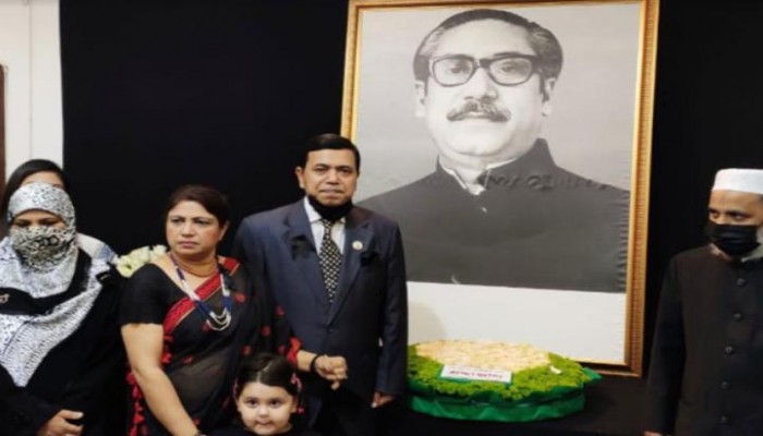আবুধাবিস্থ বাংলাদেশ দূতাবাসে ভাবগম্ভীর পরিবেশে জাতীয় শোক দিবস পালন