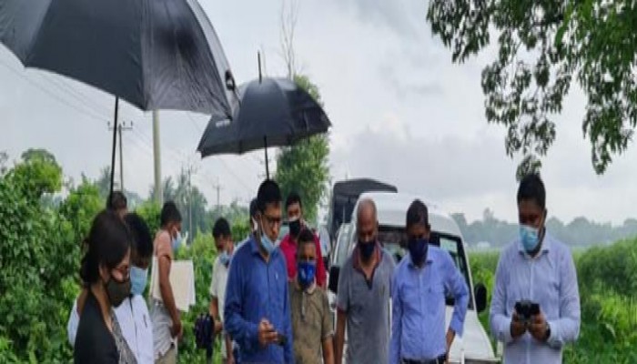 শরীয়তপুরে ভূমি অধিগ্রহণ প্রক্রিয়ায় প্রথমবারের মতো ড্রোন ব্যবহার