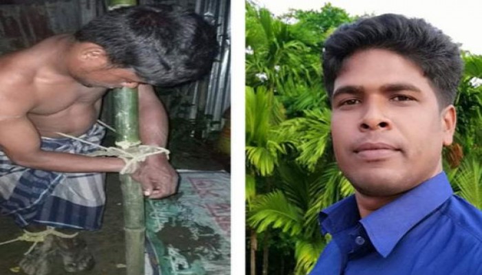 নাটোরে ভ্যানচালককে মধ্যযুগীয় কায়দায় নির্যাতন, ইউপি সদস্য আটক