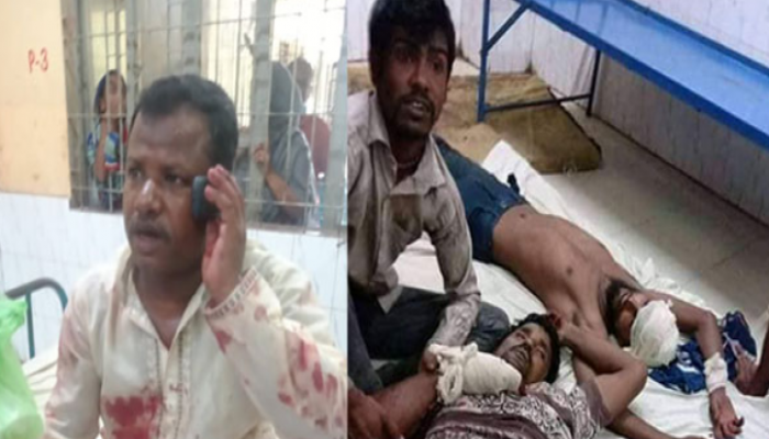 মামলায় হাজিরা দিতে আসার পথে হামলা, সাবেক মেম্বারসহ আহত ৮