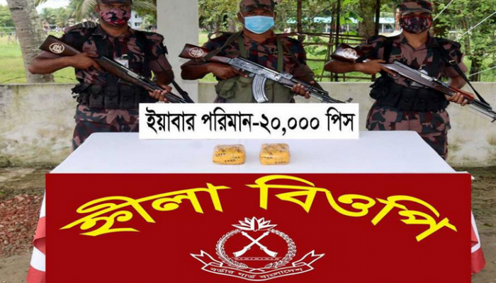 টেকনাফে ইয়াবা উদ্ধার