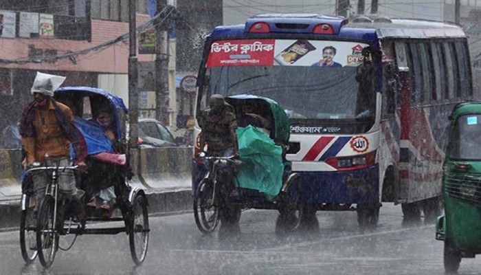 দক্ষিণাঞ্চলে মাঝারি বৃষ্টির আভাস