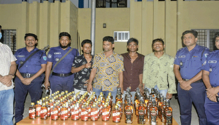 বিশ্বনাথে মাদকসহ চার কারবারি গ্রেফতার