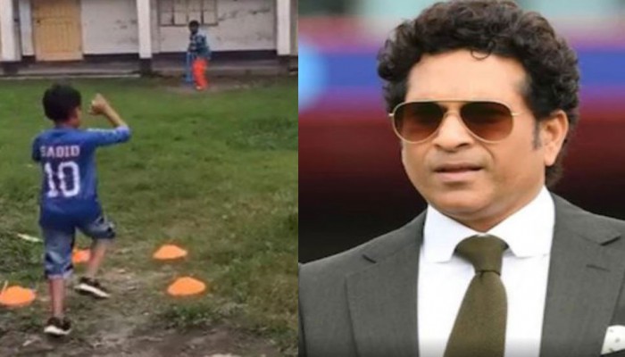 বাংলাদেশের খুদে লেগস্পিনারের বোলিংয়ে মুগ্ধ শচীন