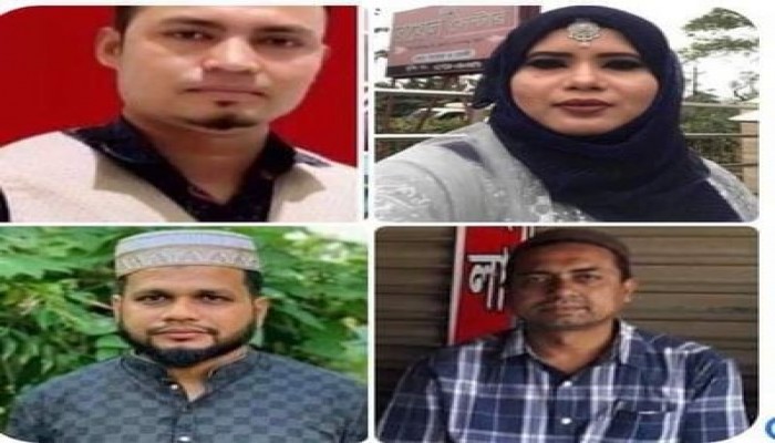 সিলেট সাইবার ট্রাইব্যুনালে গোলাপগঞ্জের হাসিনা আহাদসহ আসামী ৪।