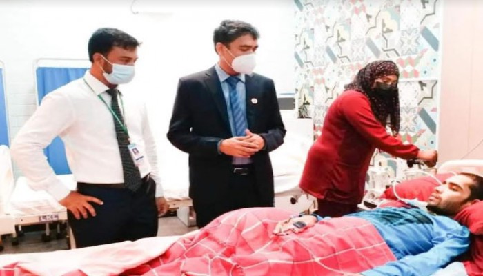 মালদ্বীপে অসুস্থ প্রবাসীকে বিমানযোগে দেশে প্রেরণ