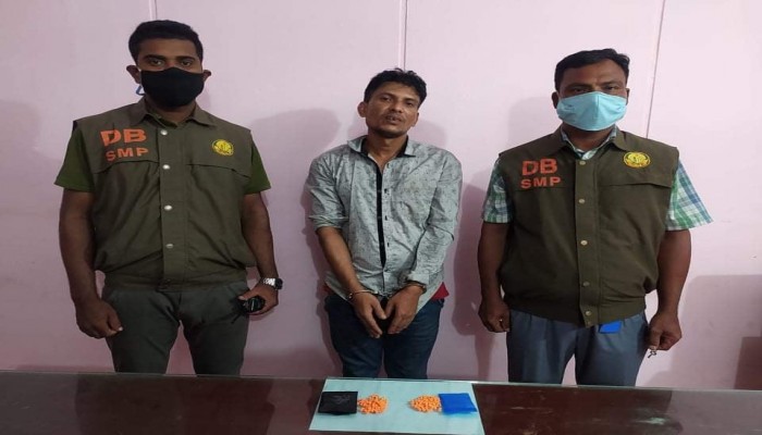 মহানগর গোয়েন্দা পুলিশের অভিযানে ২০০পিস ইয়াবাসহ ব্যবসায়ি গ্রেফতার।