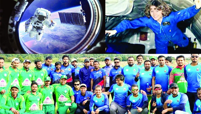 মহাকাশ স্টেশনে নারী ও প্রবাসে ক্রিকেট