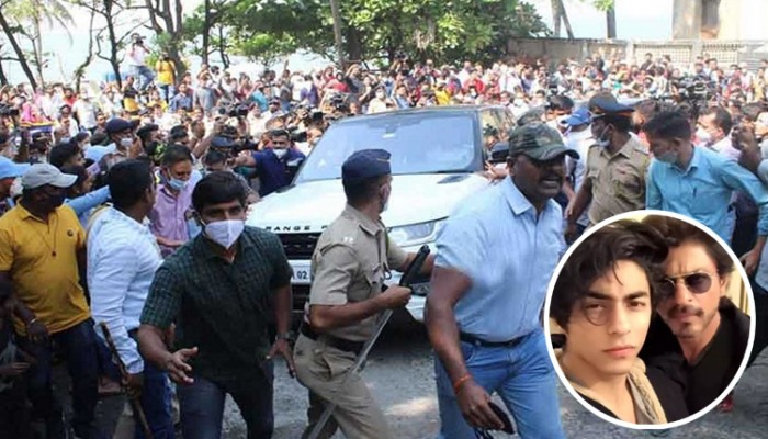 আরিয়ানকে স্বাগত জানাতে শাহরুখের বাড়িতে ভক্তদের ঢল