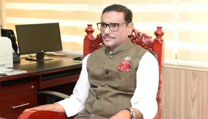 বিএনপির আন্দোলন কথাসর্বস্ব: ওবায়দুল কাদের
