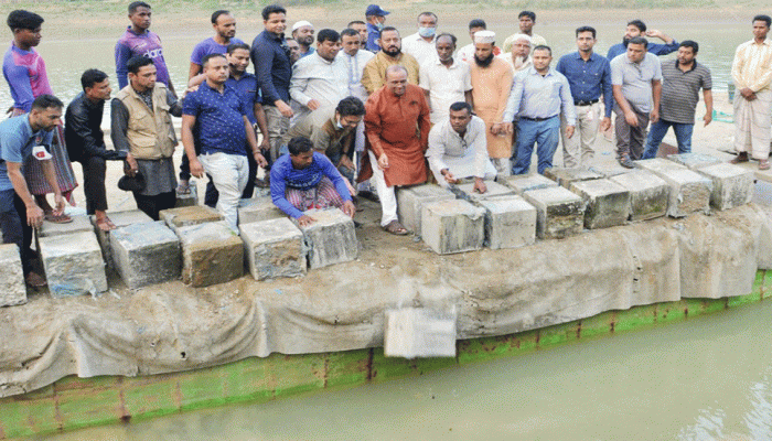 বিশ্বনাথে নদীর তীর সংরক্ষণ কাজের উদ্বোধন