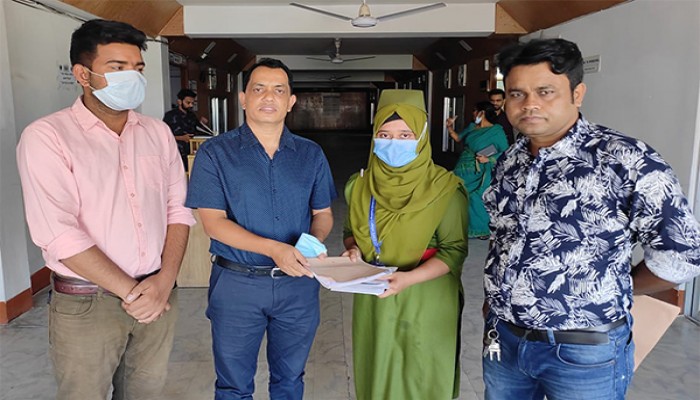 দুই শিক্ষার্থীর পড়ালেখার দায়িত্ব নিল বিএনএ ওসমানী শাখা
