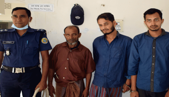 গৌরনদীতে ডাকাতির মালামালসহ আটক ৩