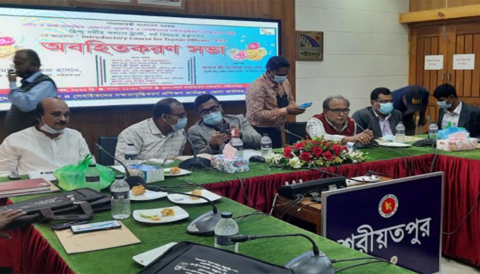 শরীয়তপুরে পুরোহিত ও সেবাইতদের দক্ষতাবৃদ্ধিকরণ প্রশিক্ষণ কার্যক্রমের  আয়োজনে