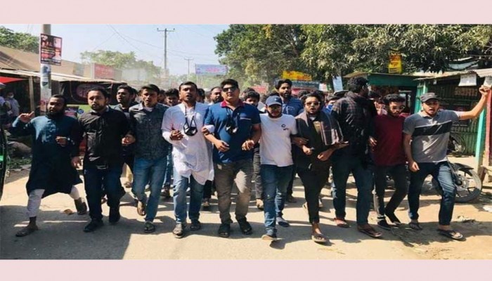 আল্টিমেটাম ছাত্রলীগের ভাসানী বিশ্ববিদ্যালয় প্রক্টরের পদত্যাগ দাবিতে