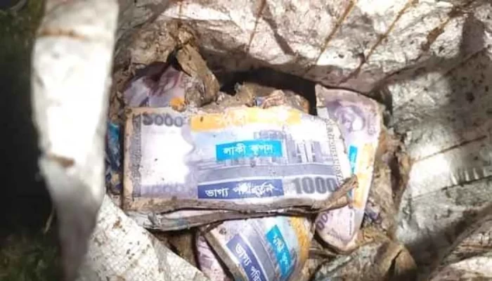 ৬৬ লাখ  ‘টাকা’ খালে মিললো