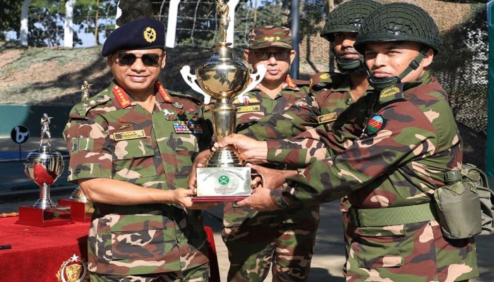 বাংলাদেশ সেনাবাহিনী সিএএস ট্রফি ফায়ারিং প্রতিযোগিতা ২০২১ সমাপ্ত
