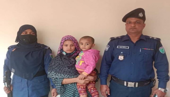 মৌলভীবাজারের রাজনগরে অপহৃত শিশু উদ্বার ; অপহরণকারী গ্রেফতার