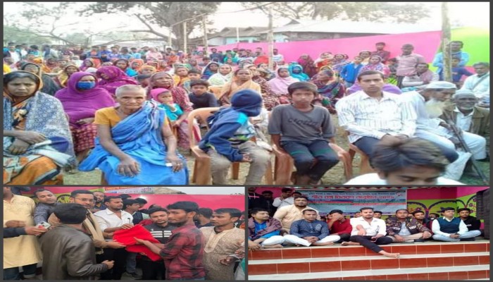 ধাপেরহাট ইউনিয়ন ছাত্রলীগের শীত বস্ত্র বিতরন কর্মসূচি অনুষ্ঠিত।