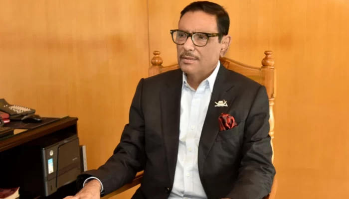 হাসপাতাল ছেড়ে সরাসরি সচিবালয়ে ওবায়দুল কাদের